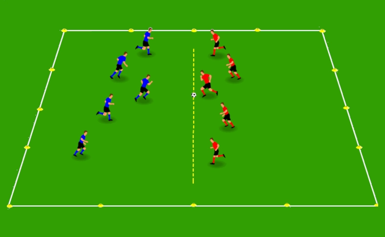 Spatial Awareness Drill: Football with Rugby Rules